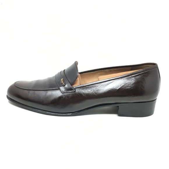 Salvatore Ferragamo Loafers Shoes Size 9 3E Brown main image 10